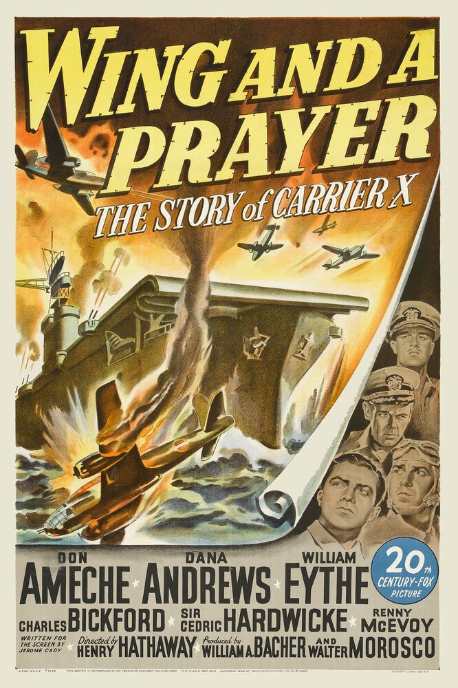 На одном крыле и молитве (1944) постер