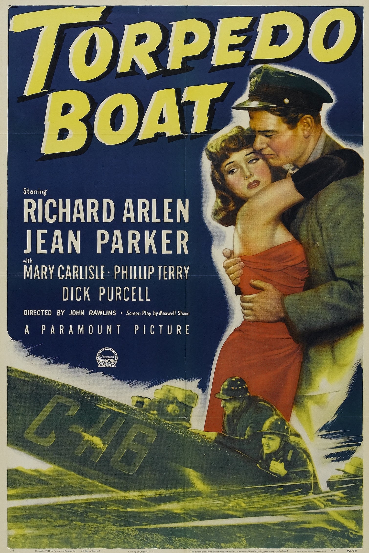 Torpedo Boat (1942) постер