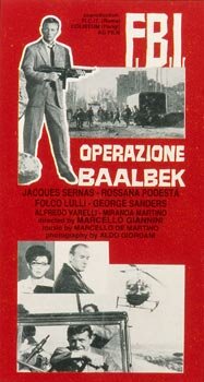 F.B.I. operazione Baalbeck (1964) постер