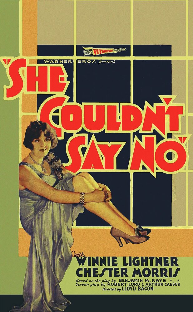 Она не могла сказать нет (1930) постер