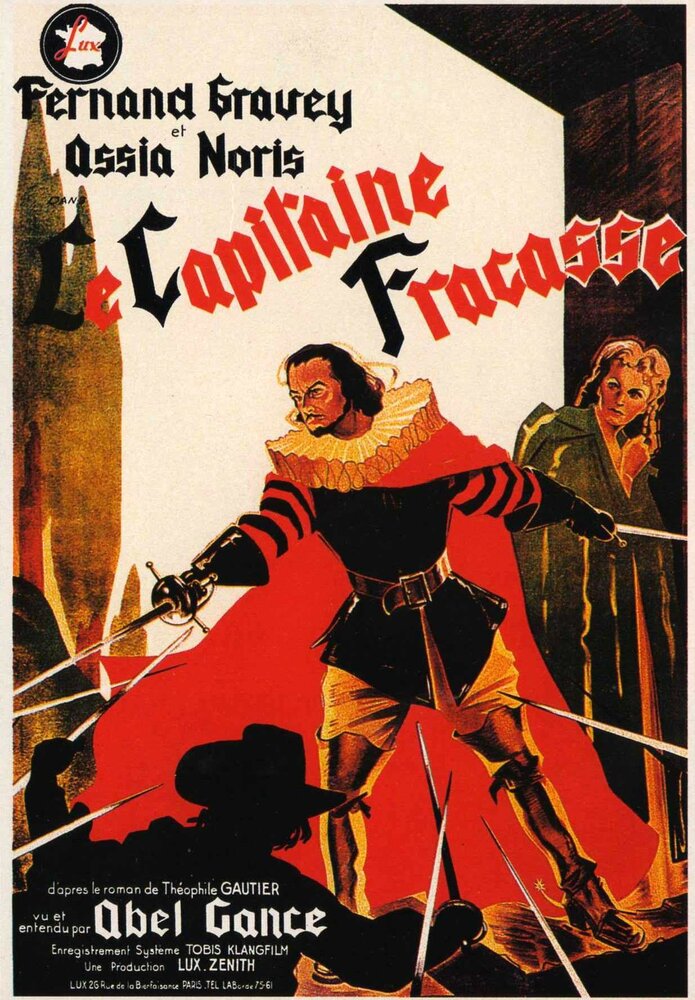 Капитан Фракасс (1943) постер