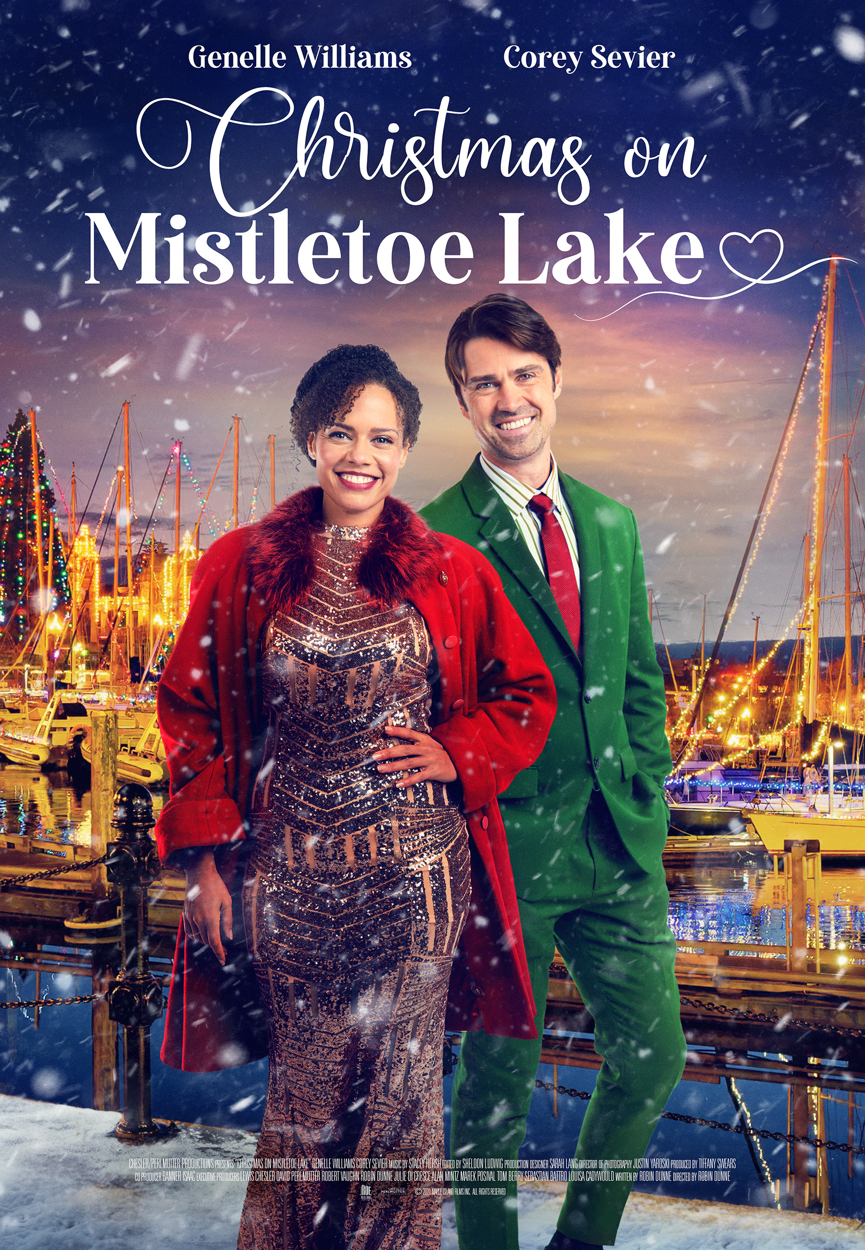 Christmas on Mistletoe Lake (2022) постер