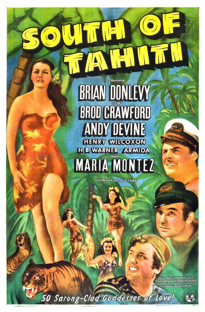 South of Tahiti (1941) постер