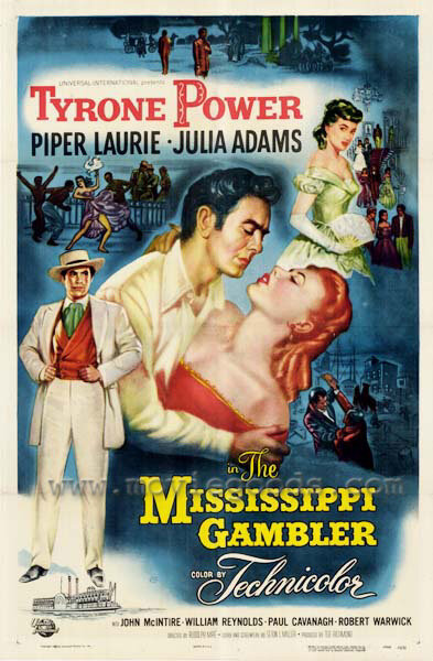 Игрок из Миссисипи (1953) постер